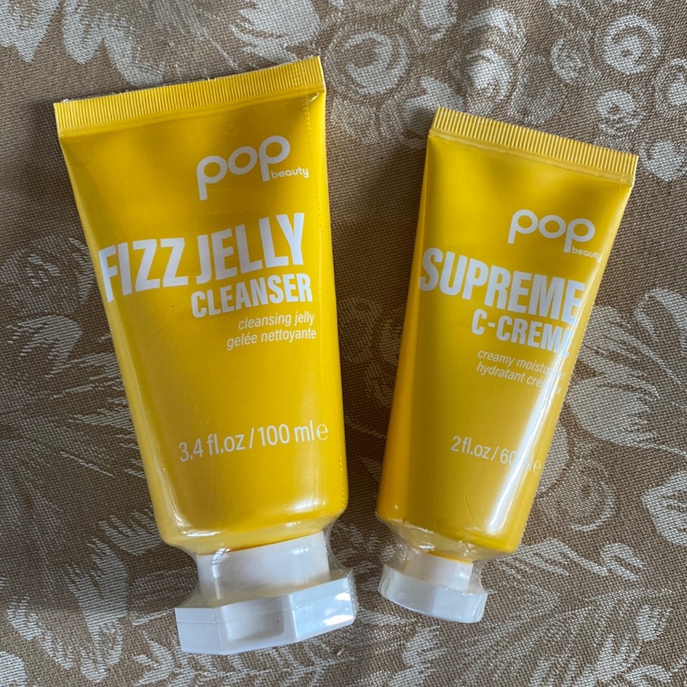 NWT pop beauty Cleanser and C-Creme